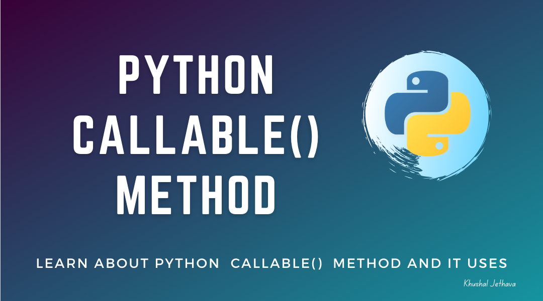Python callable() Method